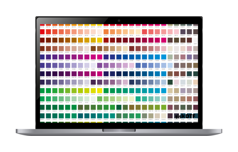 Barevná škála TiskDTF – kontrola barev před každým tiskem