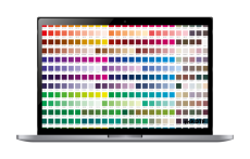 Barevná škála TiskDTF – kontrola barev před každým tiskem