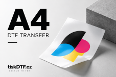 DTF transfer A4  Hot Peel
