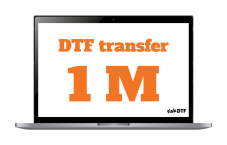 DTF transfer 30 x 100 cm Hot Peel