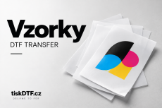 DTF transfer vzorek A4 Hot Peel