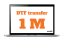 DTF transfer 31 x 100 cm  Hot Peel
