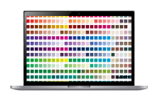 Barevná škála TiskDTF – kontrola barev před každým tiskem